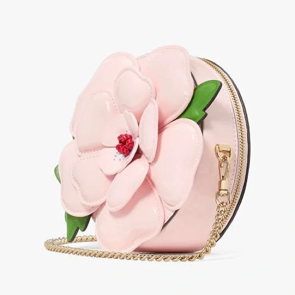 SOLD! kate spade NWT! $268 MSRP In The Garden 3d Flower Micro Crossbody - Picture 3 of 8